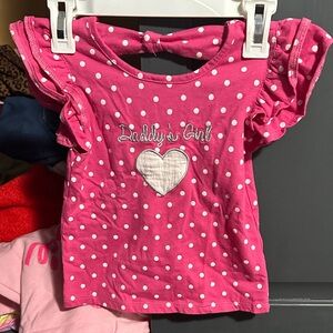 Pink Polka Dot Toddler Shirt